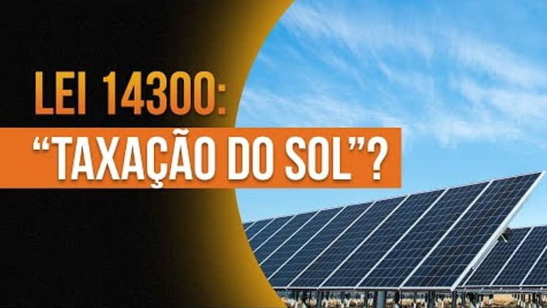 Taxação do Sol Lei 14300
