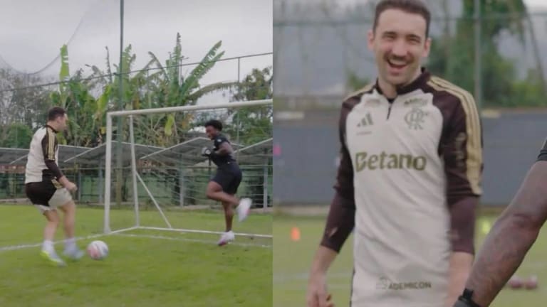 Léo Ortiz brilha em pelada com astro da NFL antes de jogo histórico no Maracanã