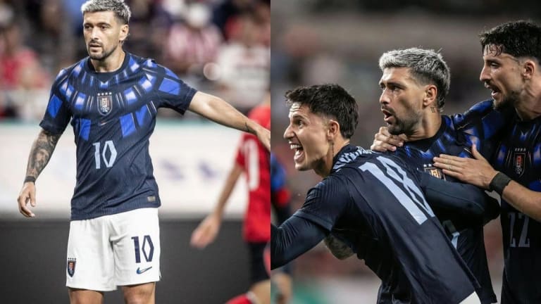 Arrascaeta sente dor no punho e vira preocupação para o Flamengo após jogo do Uruguai