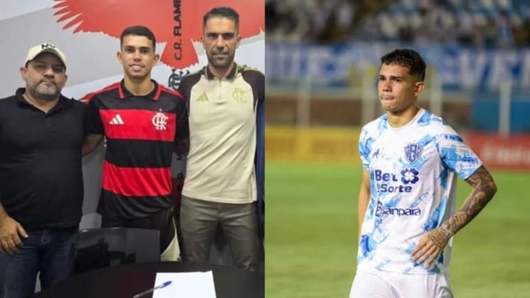 Novo reforço do Flamengo se despede do Paysandu e marca apresentação no Ninho
