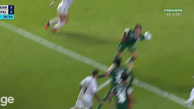 Carlos Eugênio Simon aponta erro de arbitragem em pênalti não marcado para o Santos