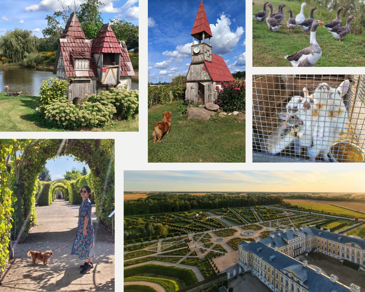 Rundāle Palace and Rabbit Town