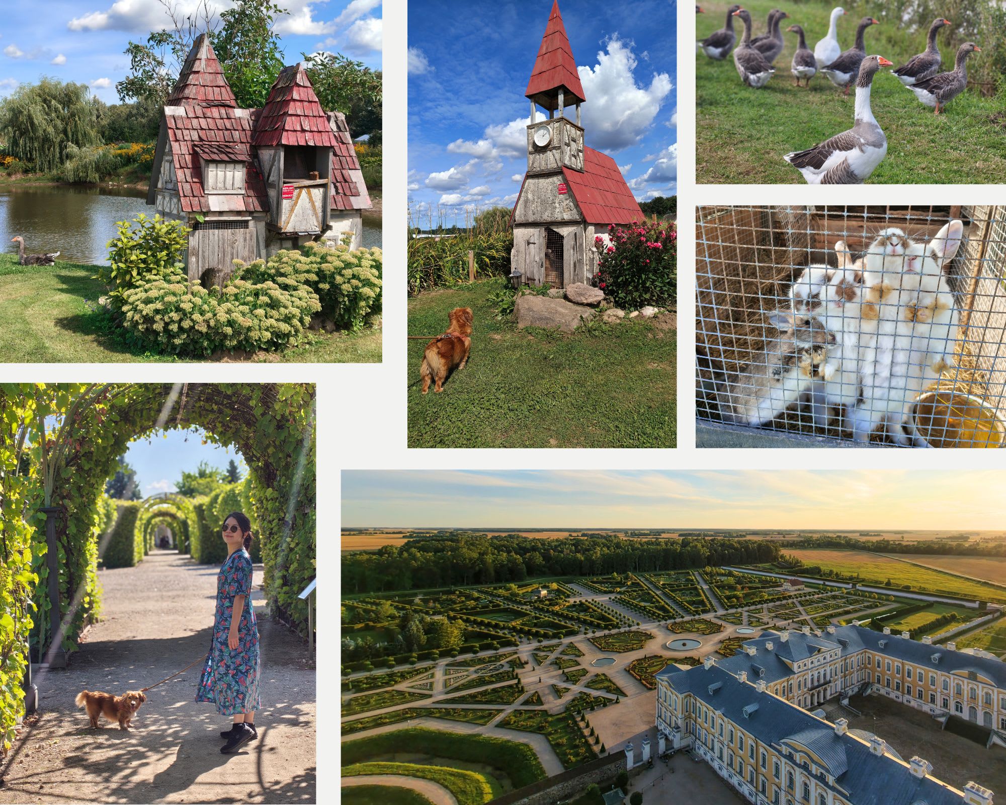 Rundāle Palace and Rabbit Town