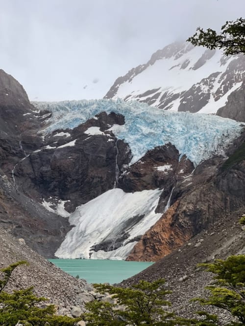 Glaciar Piedras Blancas en Santa Cruz, Argentina