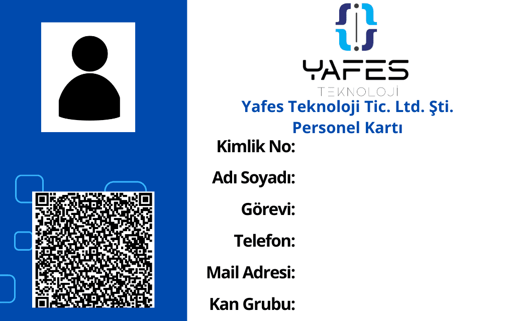 Personel Kartı oluşturabilir, oluşturduğunuz personel kartı üzerine eklenecek QR kod ile yetki personellere yüklenen bütün dokümanlara QR kodu okutarak kolaylıkla ulaşılabilinir.