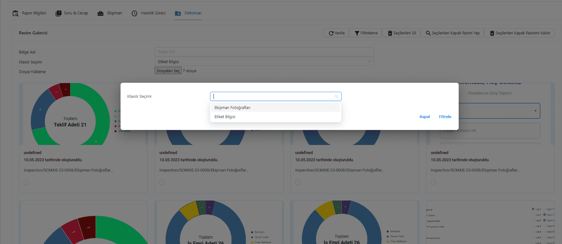 klasörleme mantığı ile yükleyebilirsiniz.