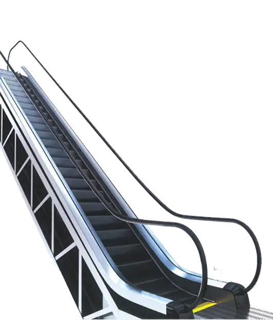 Commercial & Residential Escalators — Escalator & moving walk —  Parameter	Standard Range Step Width	24" (600mm), 32" (800mm), 40" (1000mm) Speed	0.5–0.65 m/s (100–130 ft/min) Incline Angle	30° or 35° Capacity	6,000–13,000 people/hour Max Vertical Rise	Up to 60 ft (18m) per unit supplied by Rivet in Ethiopia