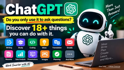 ChatGPT ला फक्त प्रश्न विचारता? थांबा! हे 18+ कामंही करून पाहा | Do you only use ChatGPT to ask questions? Discover 18+ things you can do with it.
