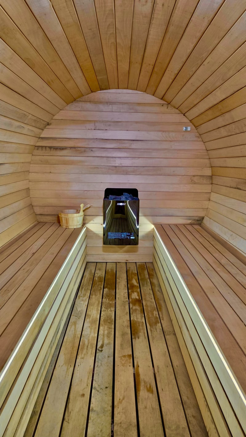 Finnish Barrel Sauna — Cottage with Sauna Georgia