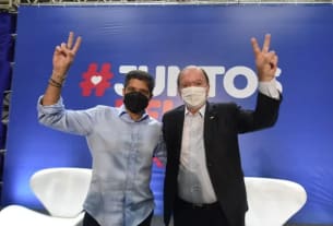 ACM Neto e João Leão