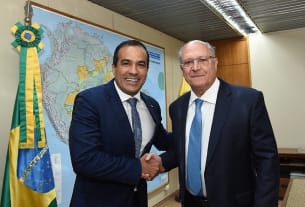Bruno Reis e Geraldo Alckmin