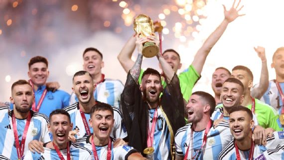 Argentina levanta a taça