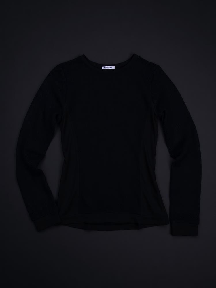 Top mesh manches longues