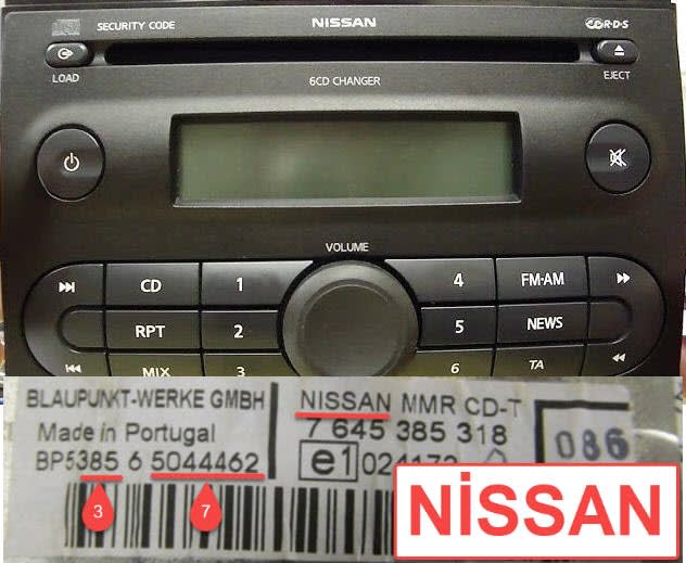 Nissan Nissan Note Orijinal Teyp Görseli