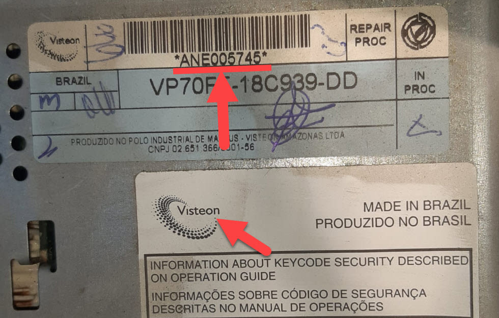 Fiat Fiat, Mercedes-Benz Visteon Orijinal Teyp Görseli