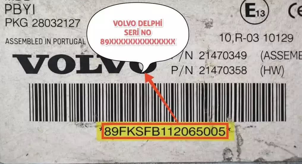 Volvo Volvo Delphi Orijinal Teyp Görseli