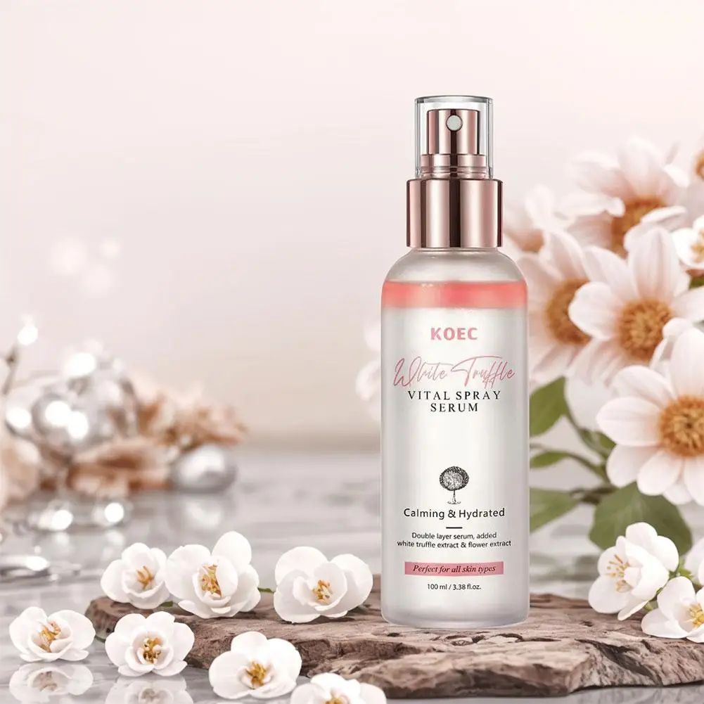 Korean White Truffle Extract First Spray Glowing Facial Serum Vitamin E Antioxidant Face Repair Essence Portable Skincare Makeup