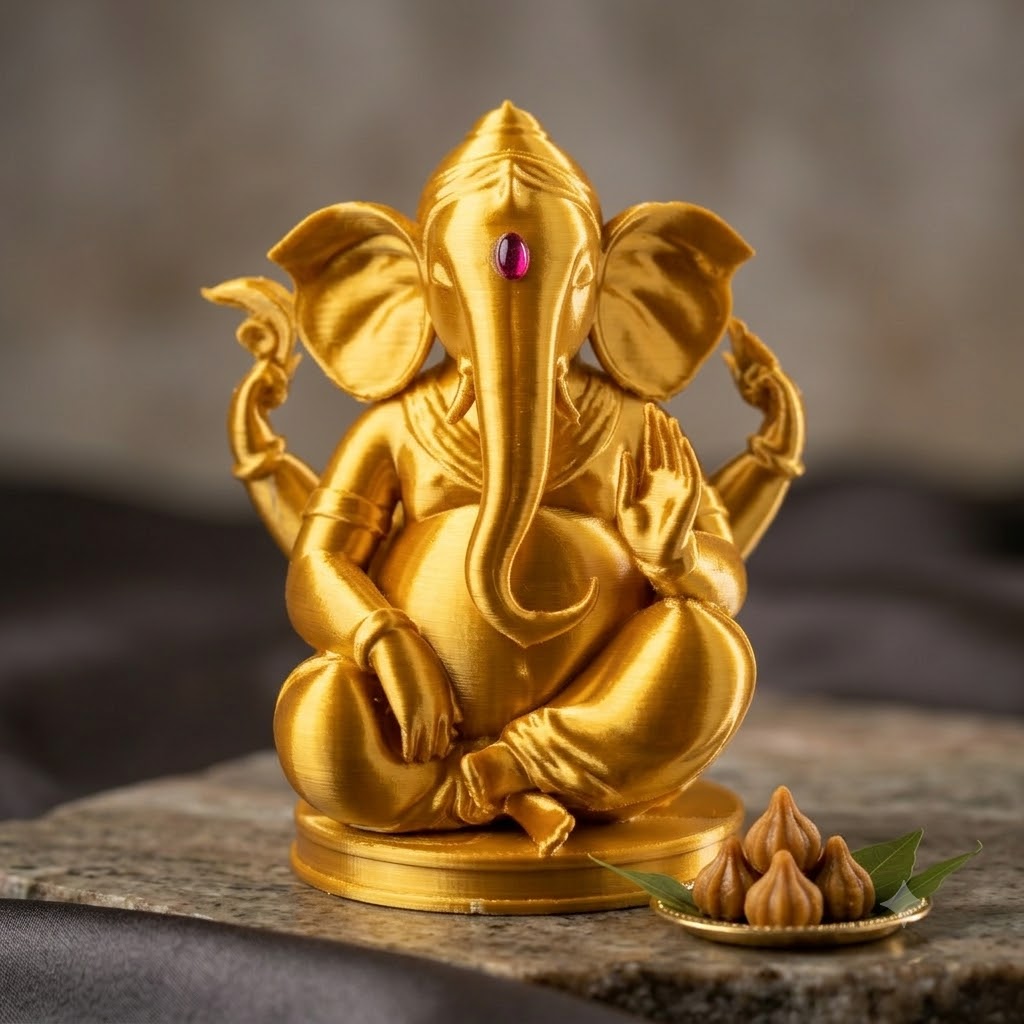 Lambodar Ganesh Idol for car dashboard