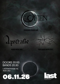 Event Image for OHEN, Apostasie etc. | Konzert Event Image for OHEN, Apostasie etc. | Konzert