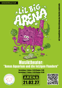LIL BIG ARENA I Vorstellung 1 - So., 21.02.2027, 10:30 at Arena Wien, Baumgasse 80, 1030 Wien, Österreich