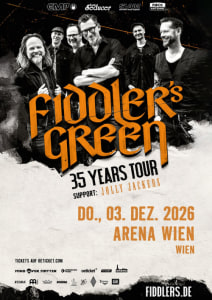 FIDDLER'S GREEN (ger) + JOLLY JACKERS (hun) - Thu, Dec 03, 2026, 19:00 at Arena Wien, Baumgasse 80, 1030 Wien, Österreich