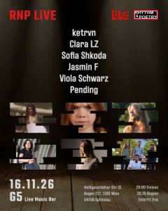 RnP LIVE - Mon, Nov 16, 2026, 19:00 at G5 - Live Music Bar, Heiligenstädter Straße 31, 1190 Wien, Österreich