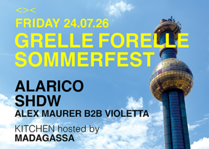 24/07 Grelle Forelle Sommerfest - Sa., 24.07.2027, 20:00 at Grelle Forelle, Spittelauer Lände 12, 1090 Wien, Österreich