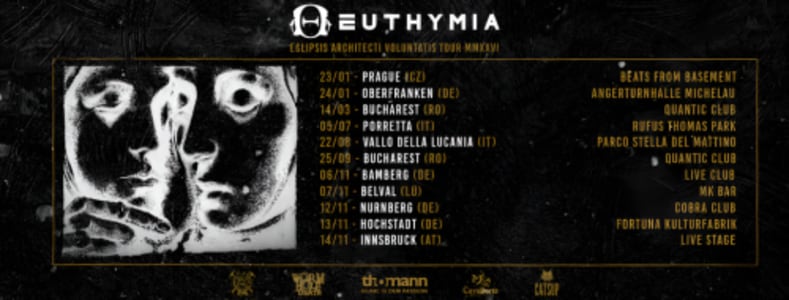 EUTHYMIA - Sat, Nov 14, 2026, 19:00 at LiveStage Tirol, Andechsstrasse 67a, 6020 Innsbruck, Österreich