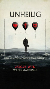 UNHEILIG - Fr., 26.02.2027, 18:45 at Wiener Stadthalle, Roland-Rainer-Platz 1, 1150 Wien, Österreich
