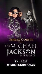 SERGIO CORTÉS - THE MICHAEL JACKSON EXPERIENCE - Mon, Nov 23, 2026, 19:30 at Wiener Stadthalle, Roland-Rainer-Platz 1, 1150 Wien, Österreich
