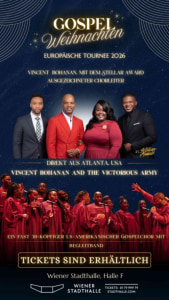 GOSPEL CHRISTMAS - Wed, Dec 09, 2026, 20:00 at Wiener Stadthalle, Roland-Rainer-Platz 1, 1150 Wien, Österreich