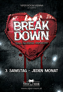 BREAKDOWN - Sa., 19.09.2026, 22:00 at Viper Room Vienna, Landstrasser Hauptstr. 38, 1030 Wien, Österreich