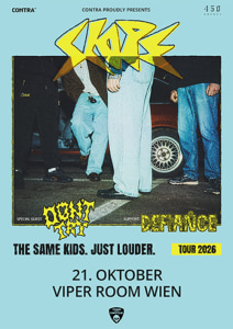 Live: SLOPE, DON’T TRY, DEFIANCE - Wed, Oct 21, 2026, 22:00 at Viper Room Vienna, Landstrasser Hauptstr. 38, 1030 Wien, Österreich