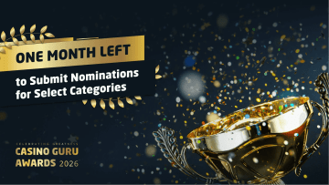 One month left to submit nominations for select categories at the Casino Guru Awards 2026