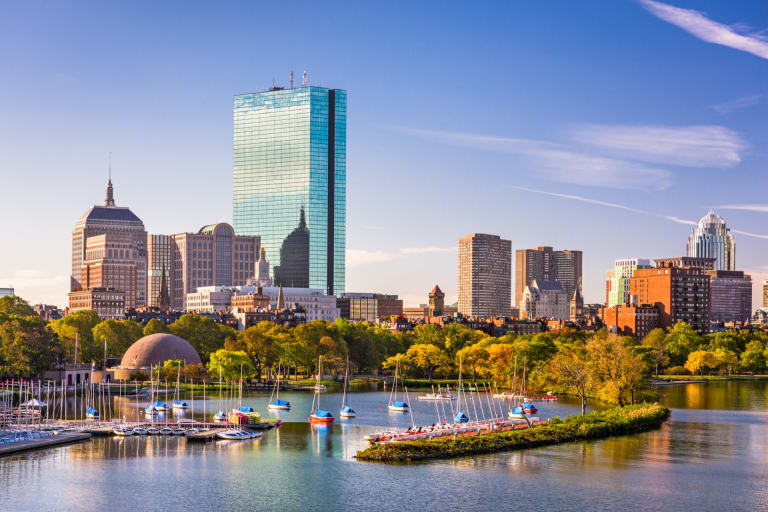 Boston massachusetts skyline
