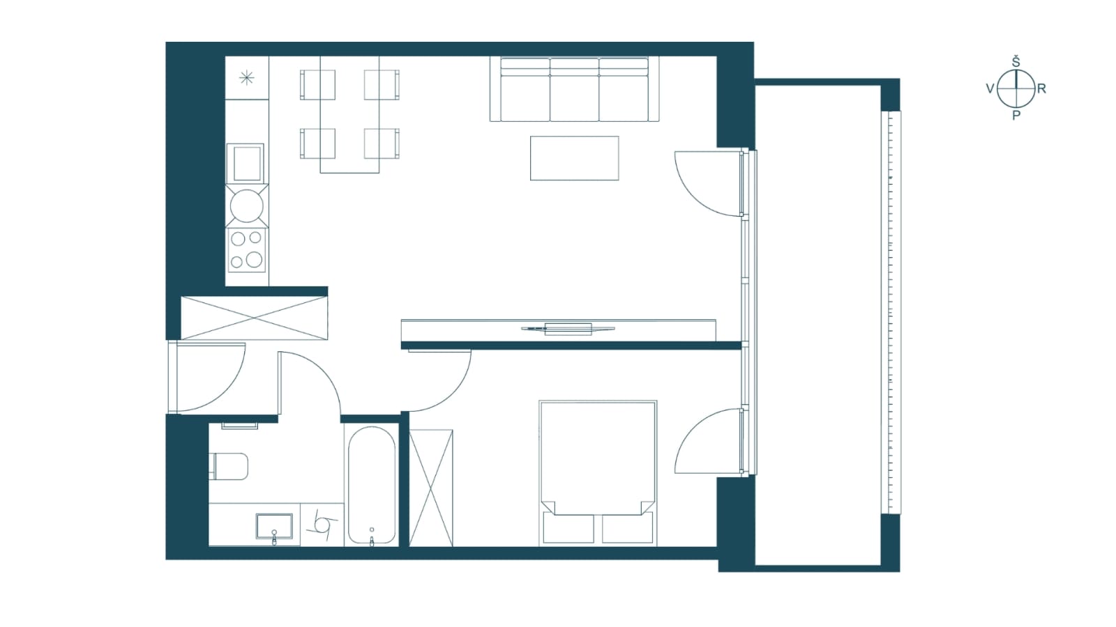Flat C-5-4 floor plan