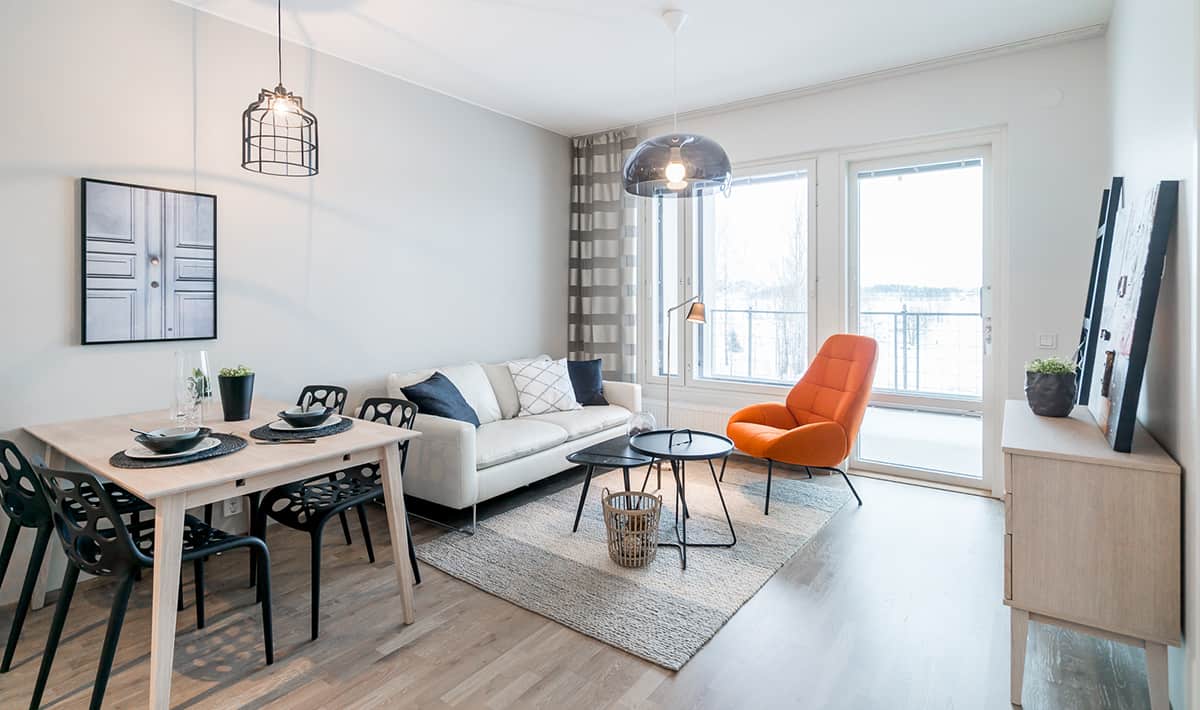 Esimerkkiasunto 2h+kt+s 44 m²