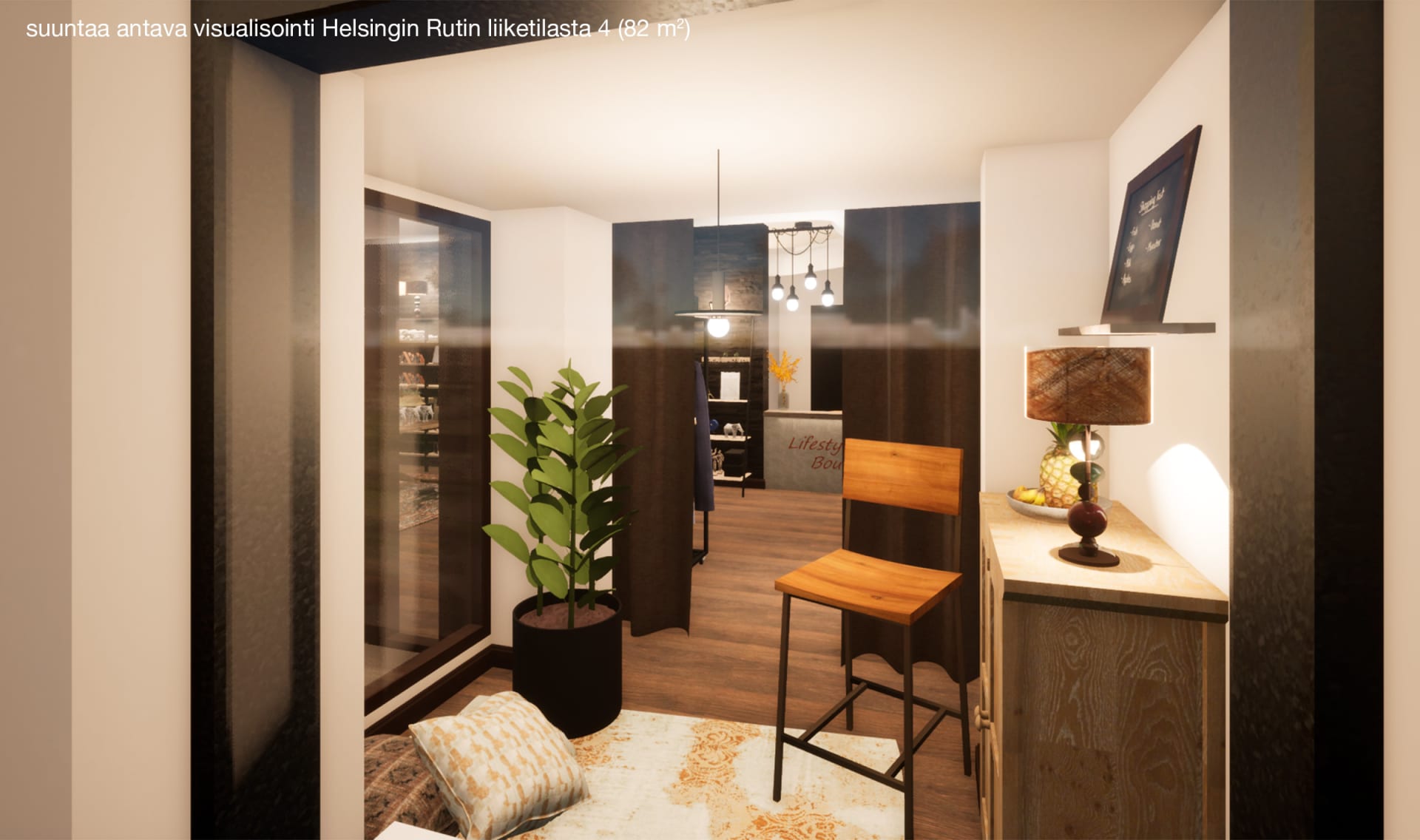 Kivijalkaliiketiloja Arabianrannassa, Hämeentiellä