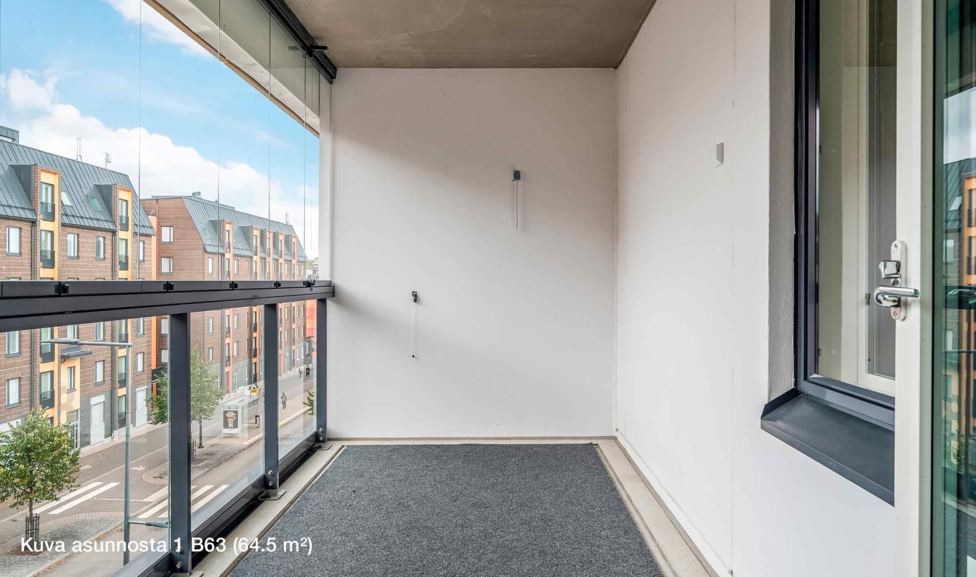 Myytävät asunnot Vantaan Aventuriini. Kivistö. YIT Koti. Kuva asunnosta B63, 64,5 m², 3 h + kt.