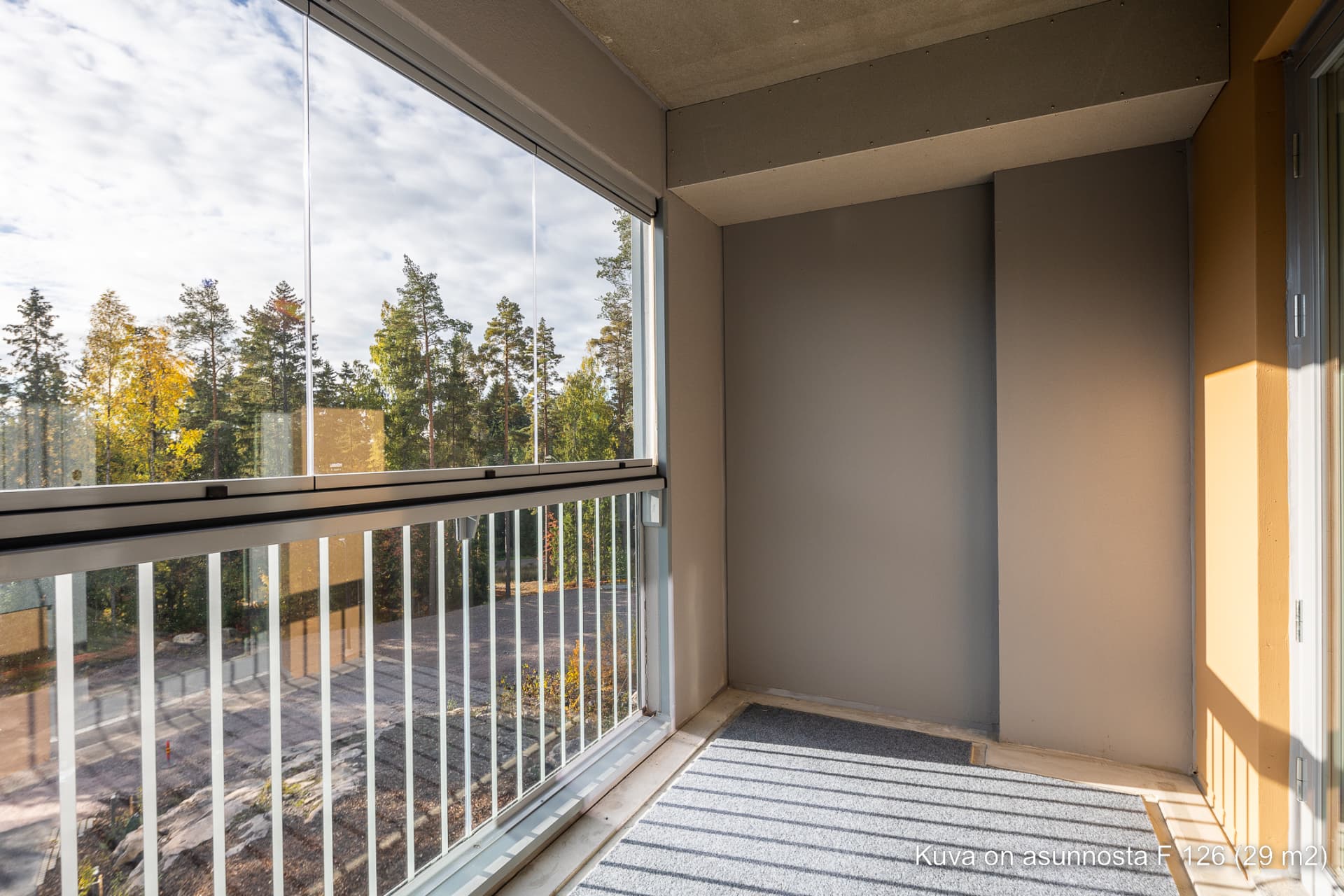 Myytävät asunnot Helsingin Kuninkaankallio. Kuninkaantammi. YIT Koti. Kuva asunnosta F 126, 29,0m², 1h+kt.