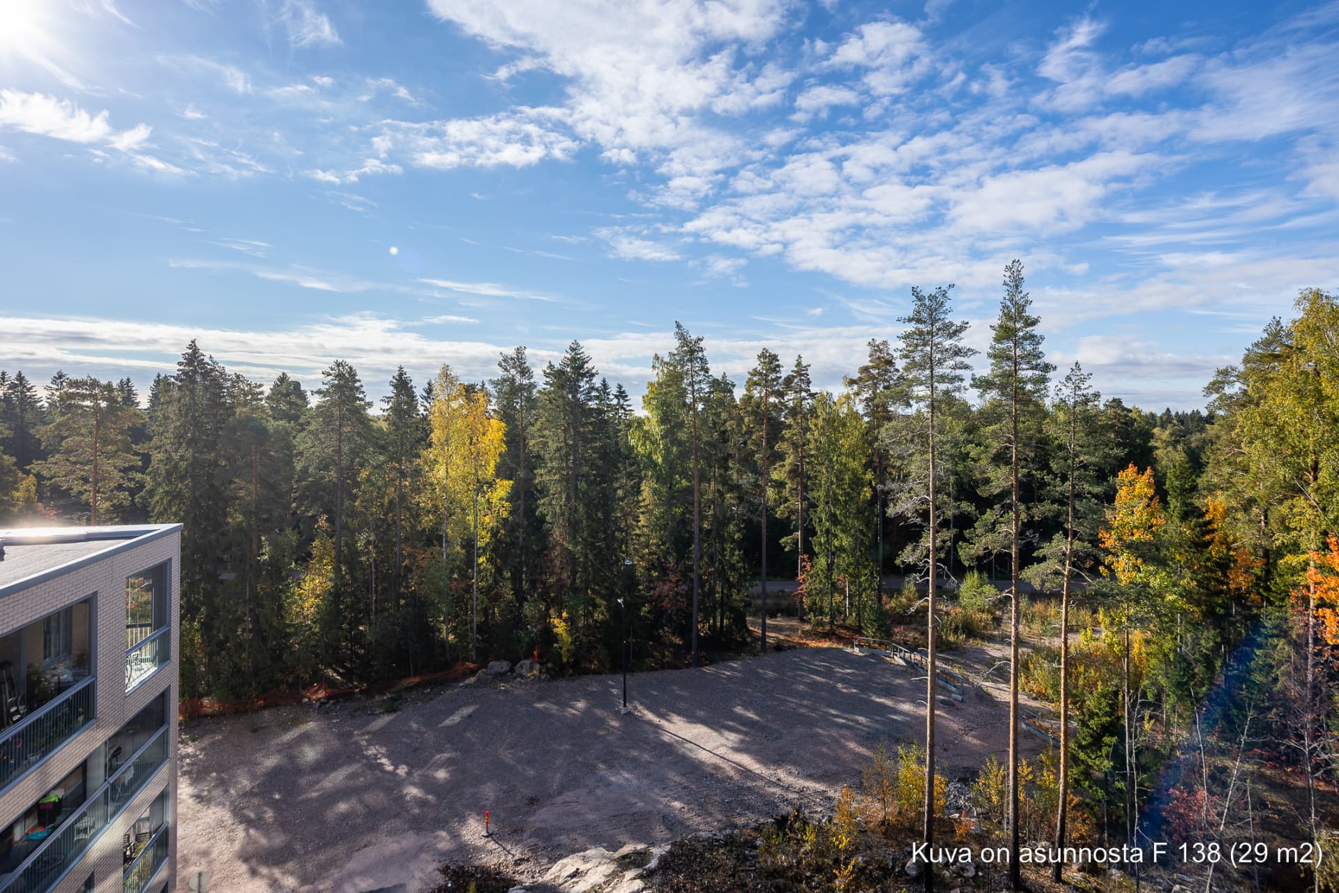 Myytävät asunnot Helsingin Kuninkaankallio. Kuninkaantammi. YIT Koti. Kuva asunnosta F 138, 29,0m², 1h+kt.