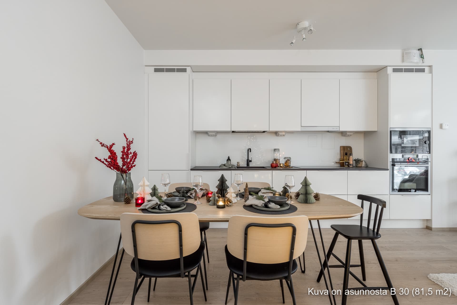 Myytävät asunnot Helsingin Waltari, Töölöntulli. Kuva Helsingin Waltarin asunnosta B 30.