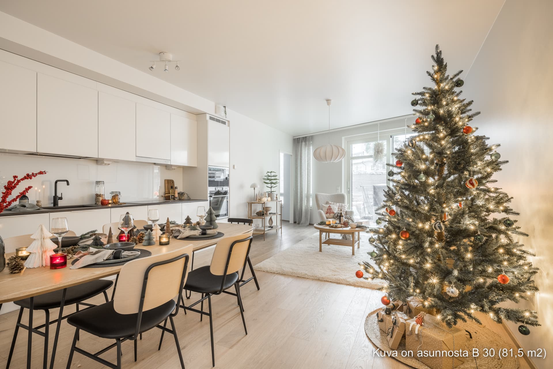 Myytävät asunnot Helsingin Waltari, Töölöntulli. Kuva Helsingin Waltarin asunnosta B 30.