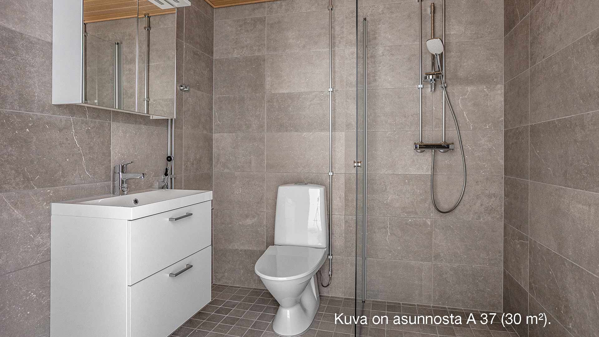 Myytävät asunnot Vantaan Kangastus, Kivistö. Kuva on Vantaan Kangastuksen asunnosta A 37.