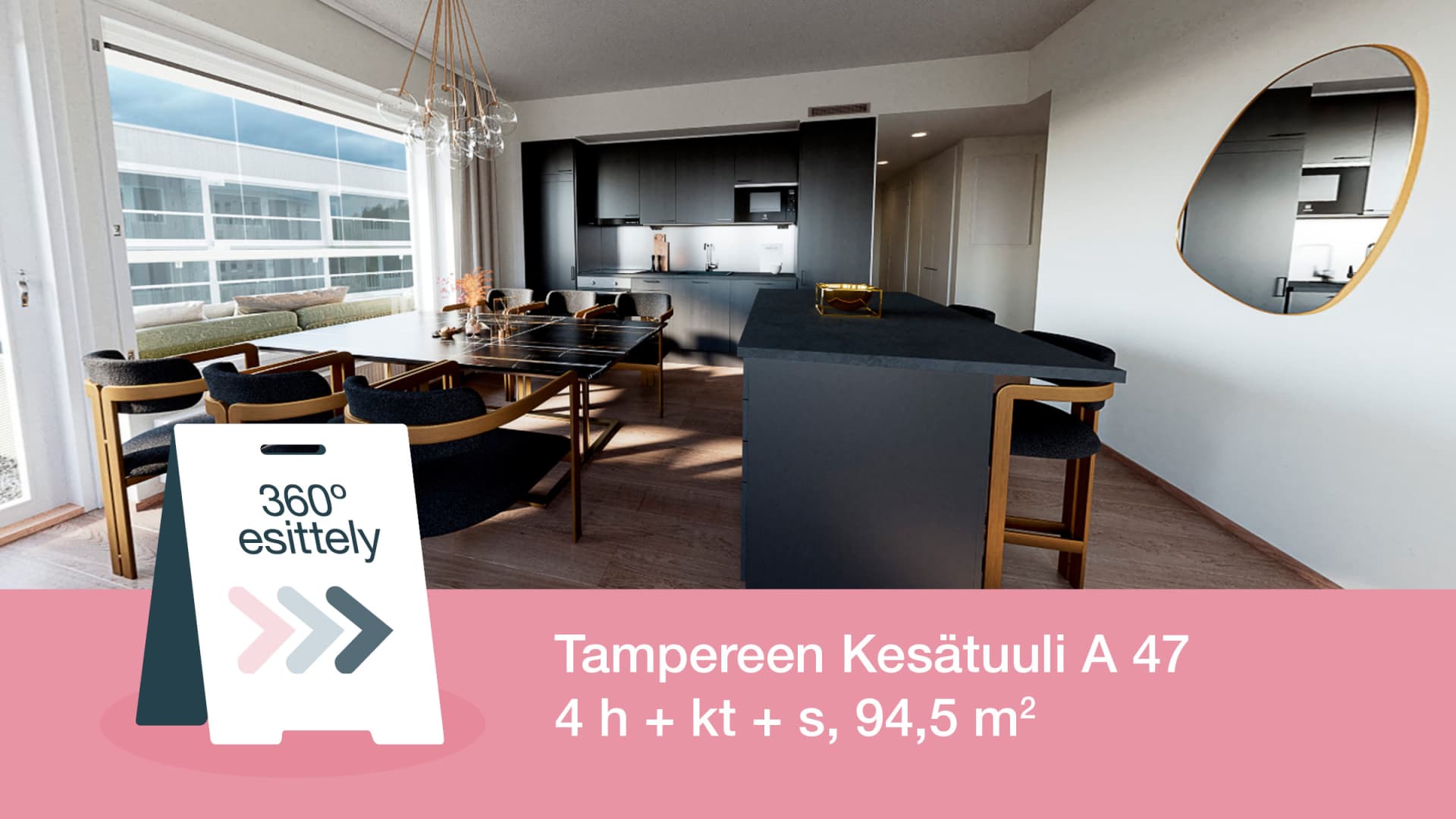 Myytävät asunnot Tampereen Kesätuuli. Niemenranta.