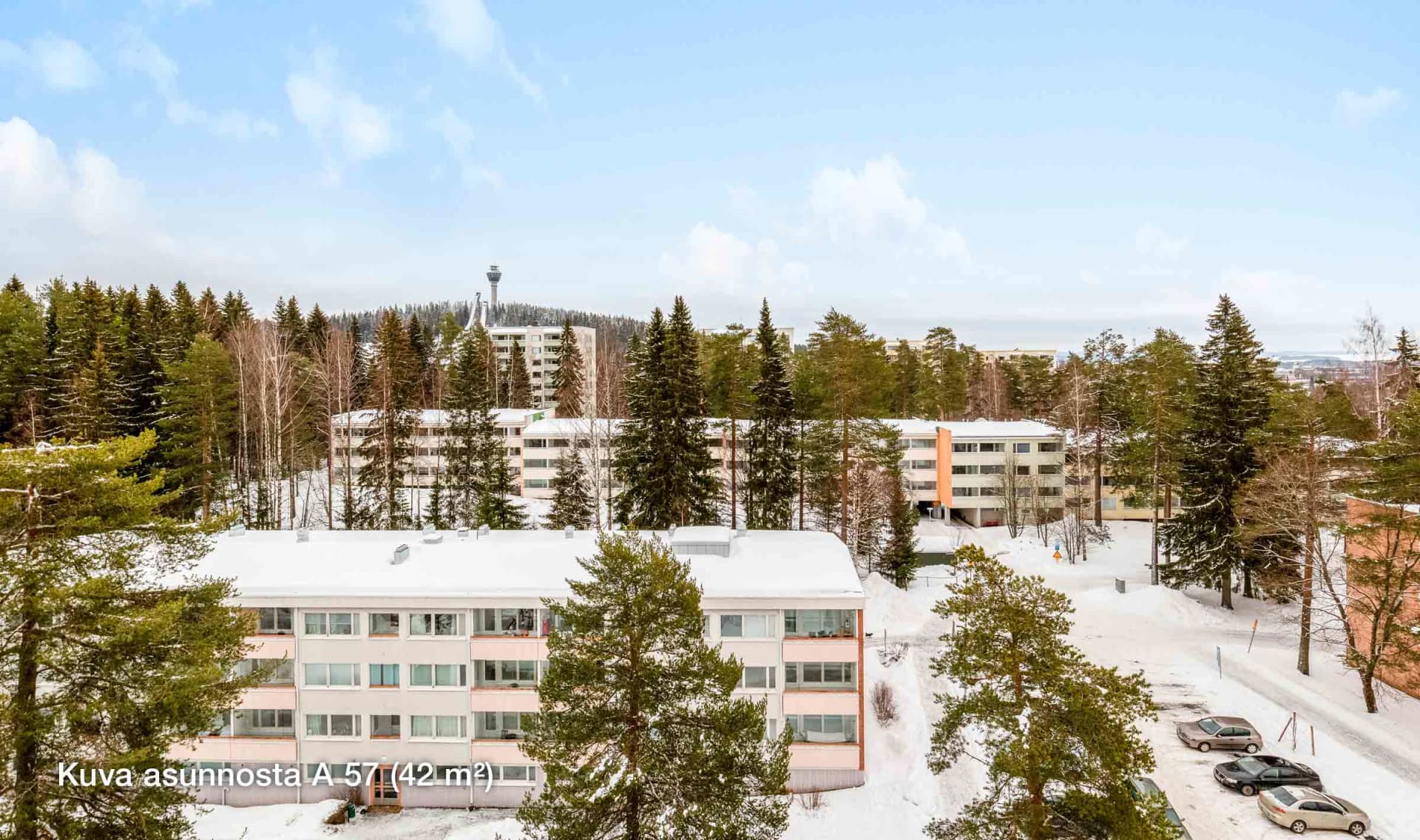 Myytävät asunnot Kuopio Puijonlaakso. Kuopion Hiihtomestari.