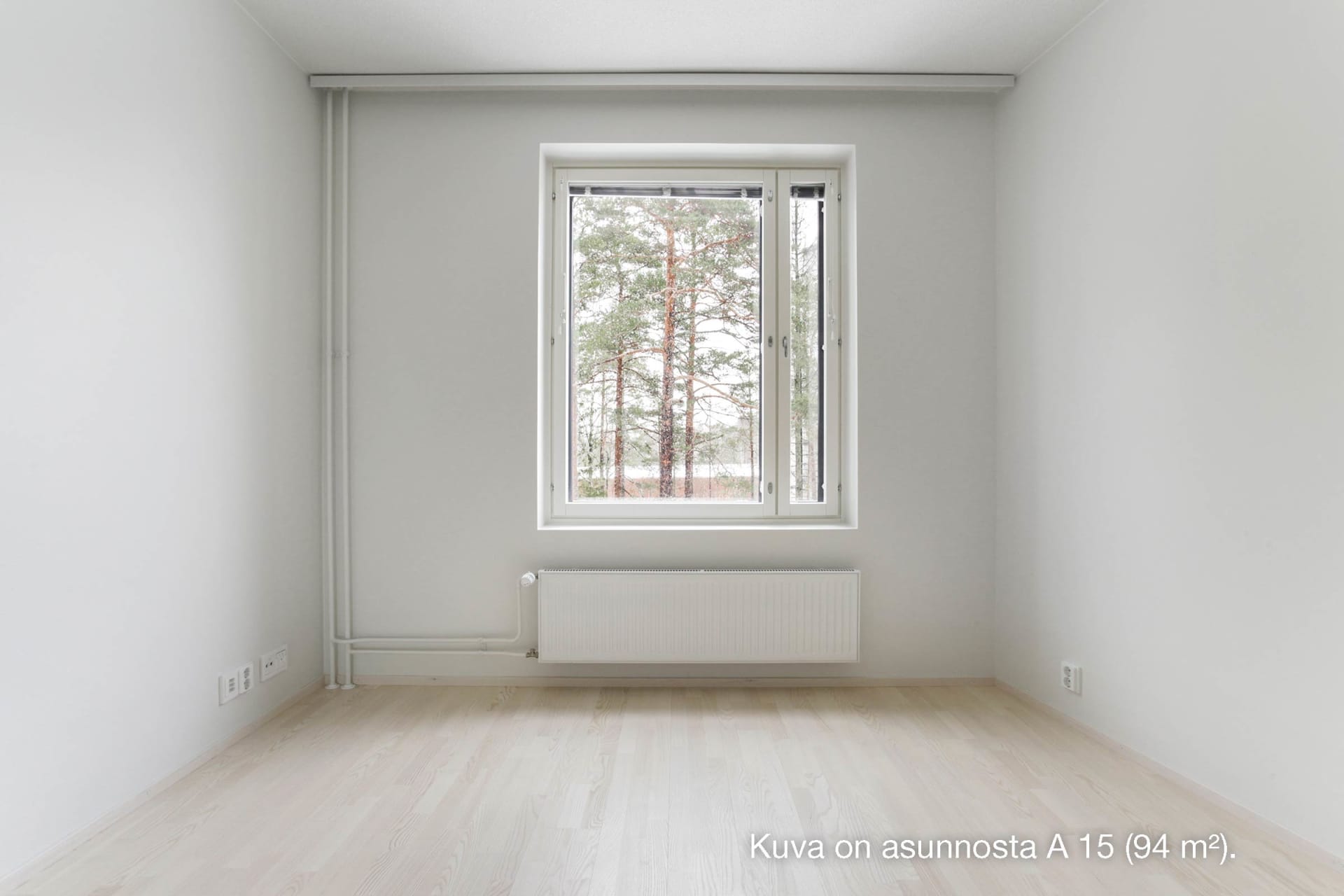 Myytävät asunnot Espoon Kronos, Marinranta, Kivenlahti. Kuva on Espoon Kronoksen asunnosta A 15.