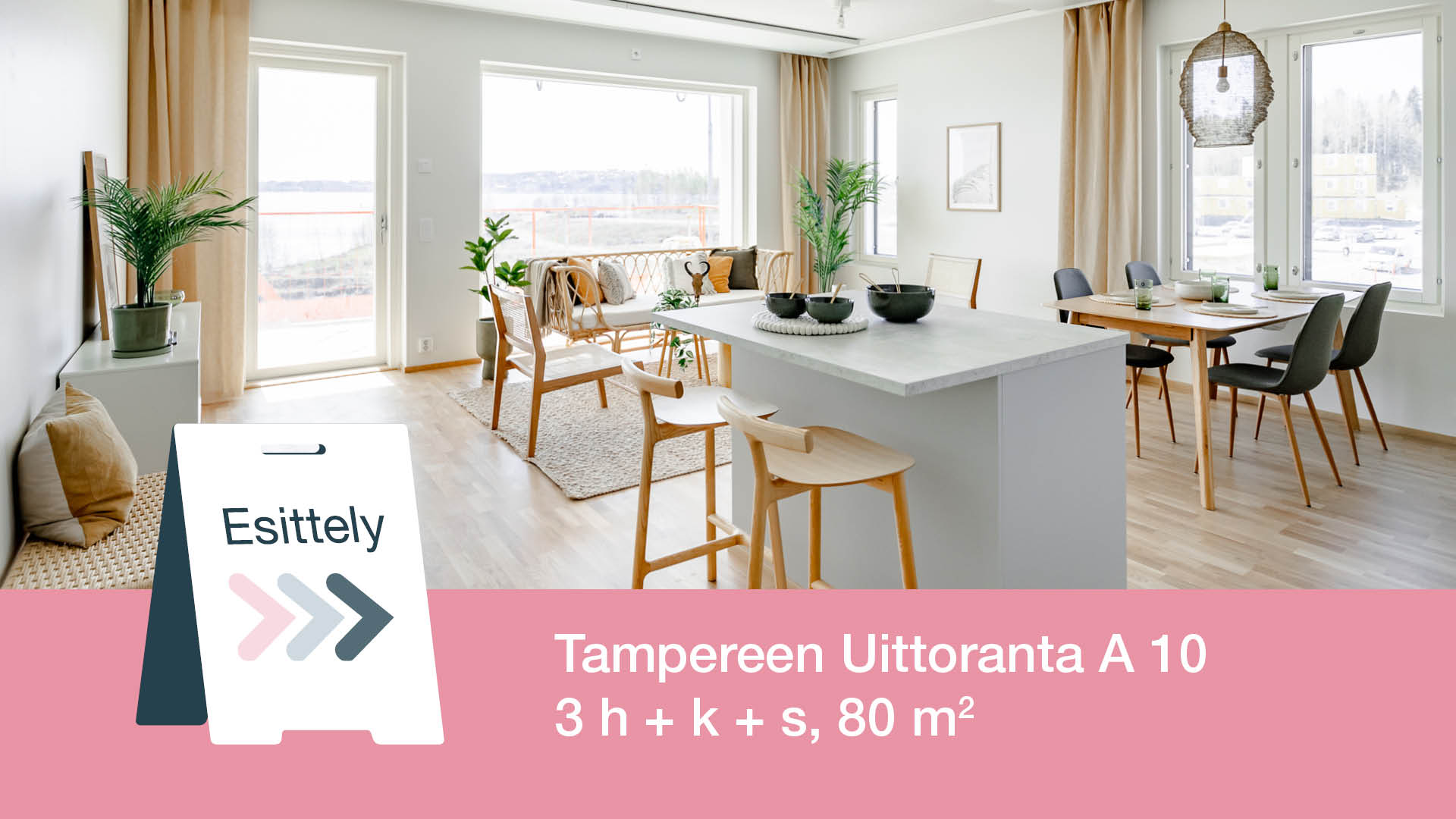 Videoesittely Uittorannan kodista, Tampere Niemenranta myytävät asunnot