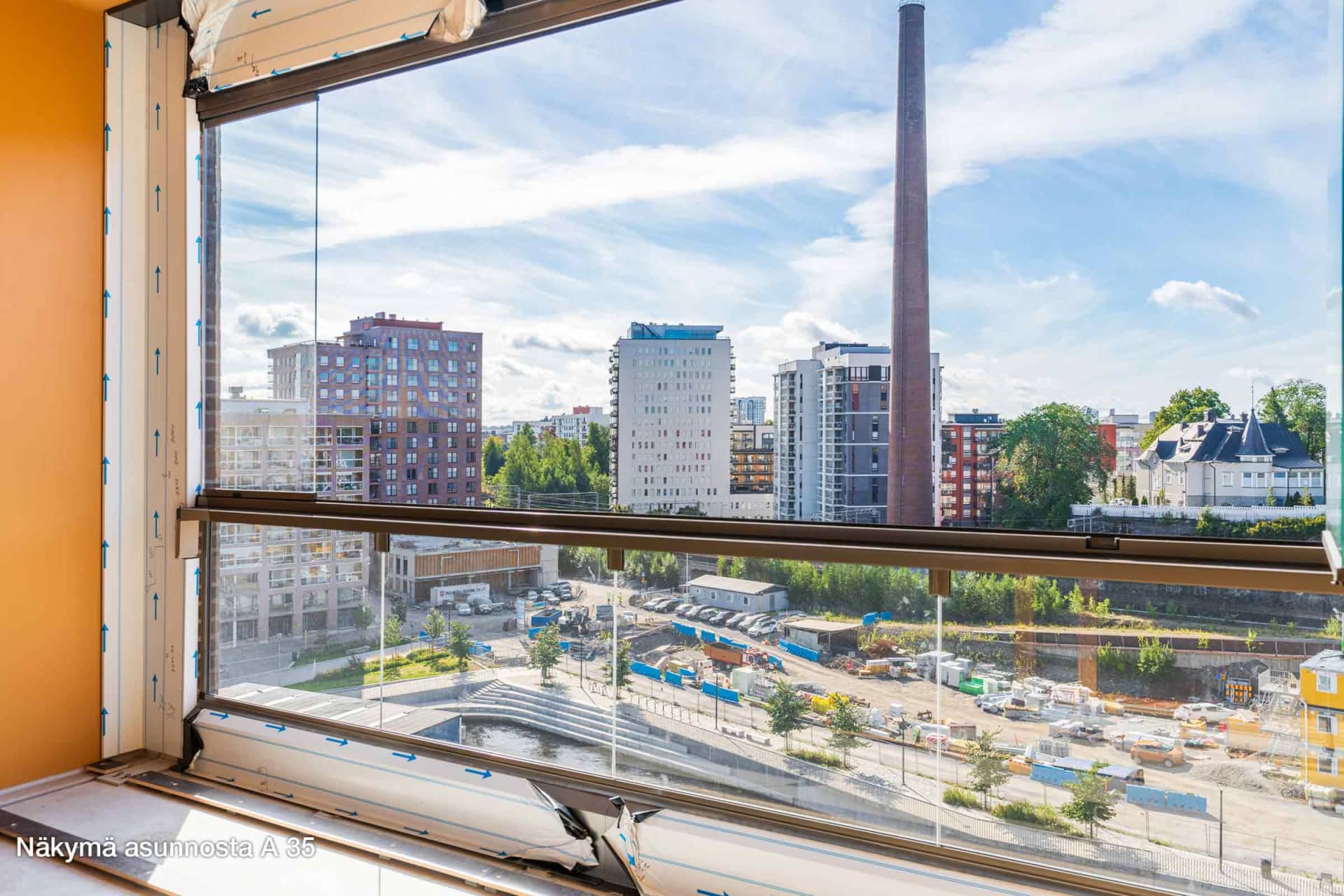 Myytävät asunnot Tampereen Ranta-Tampellassa. Tampereen Itäviitta. 