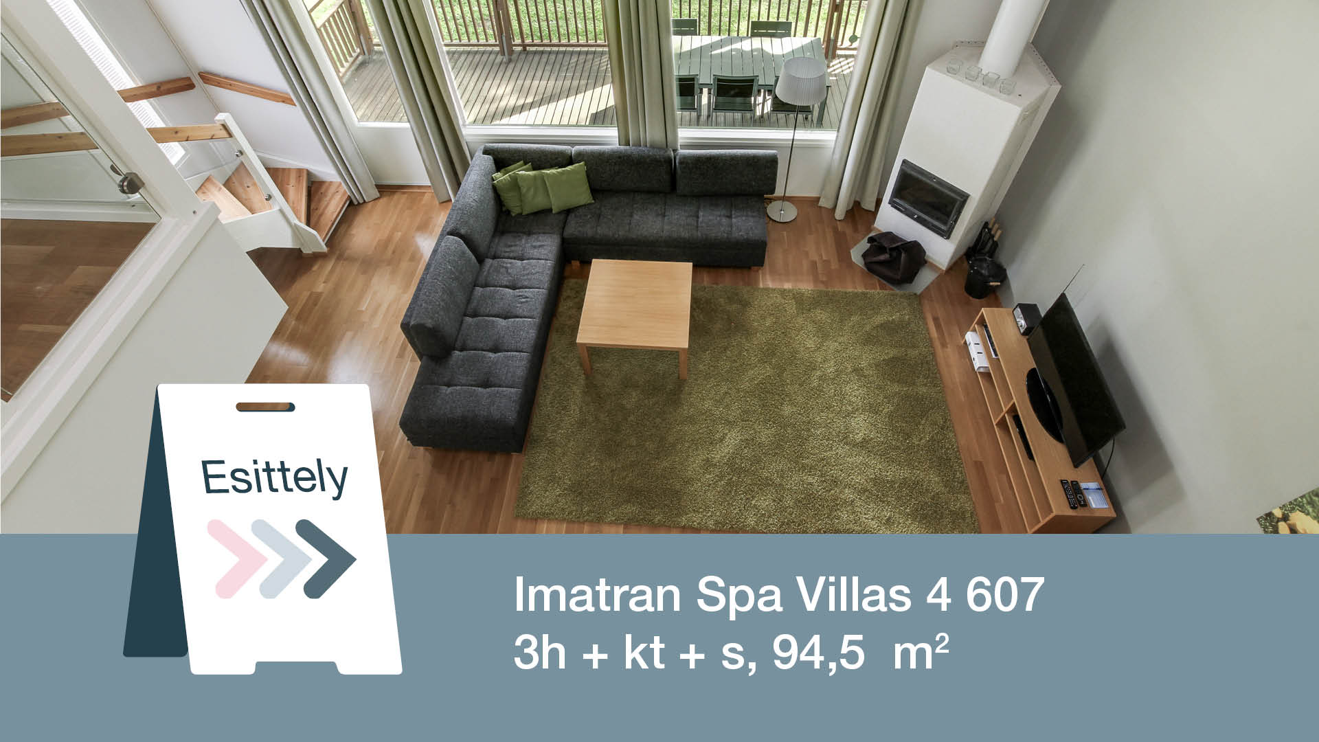 Myytävät loma-asunnot Imatralla. Muuttovalmis Spa Villas 4 -rivitalo.